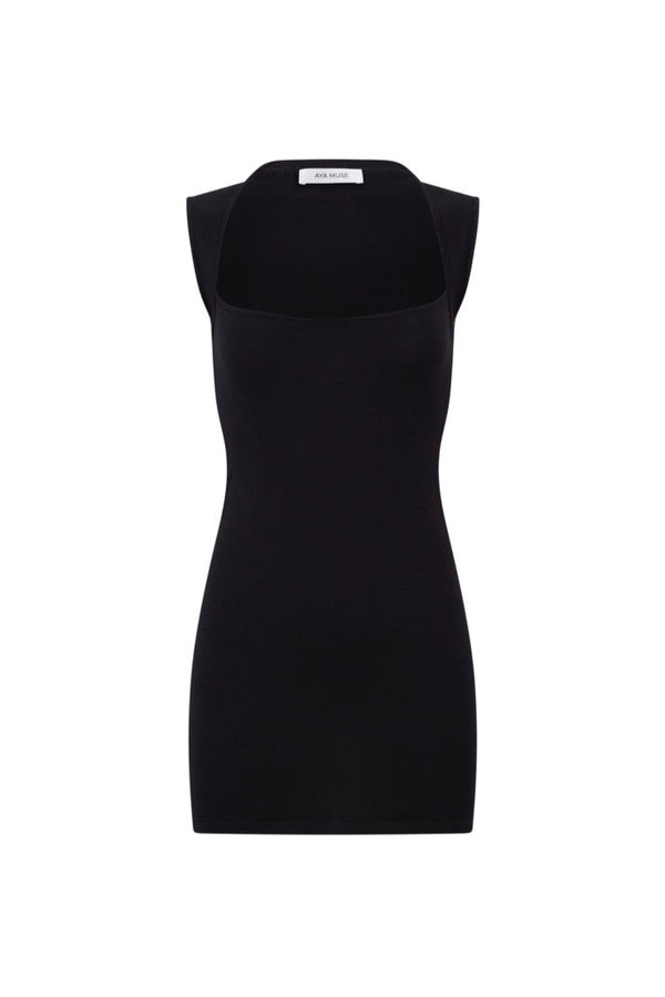 Lune Mini Dress - Black