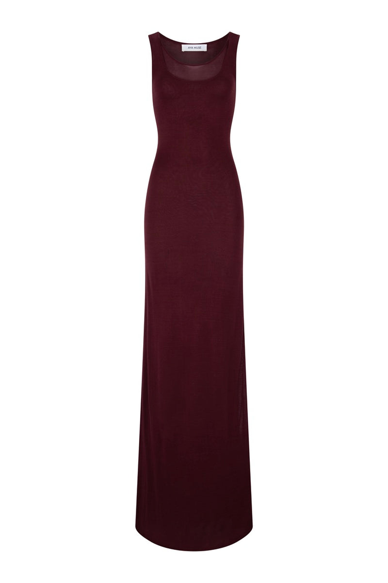 Fynn Dress - Merlot
