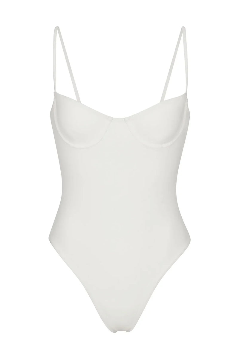 The Balconette Underwire One Piece - Off-White