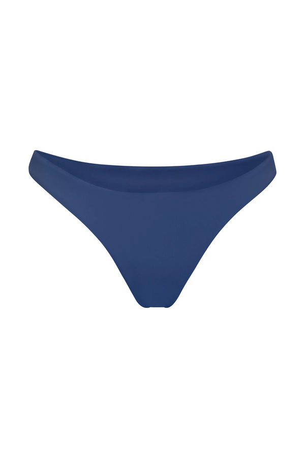 The Eighties High Cut Bikini Bottom - Azure