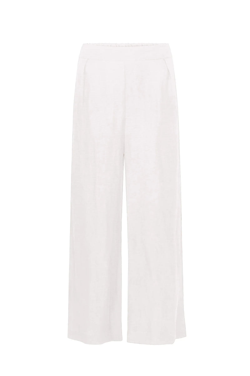 The Keaton Linen Pant - White