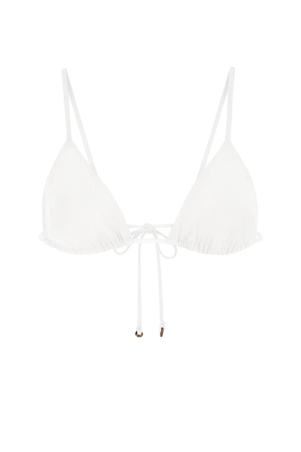 String Triangle Top - White