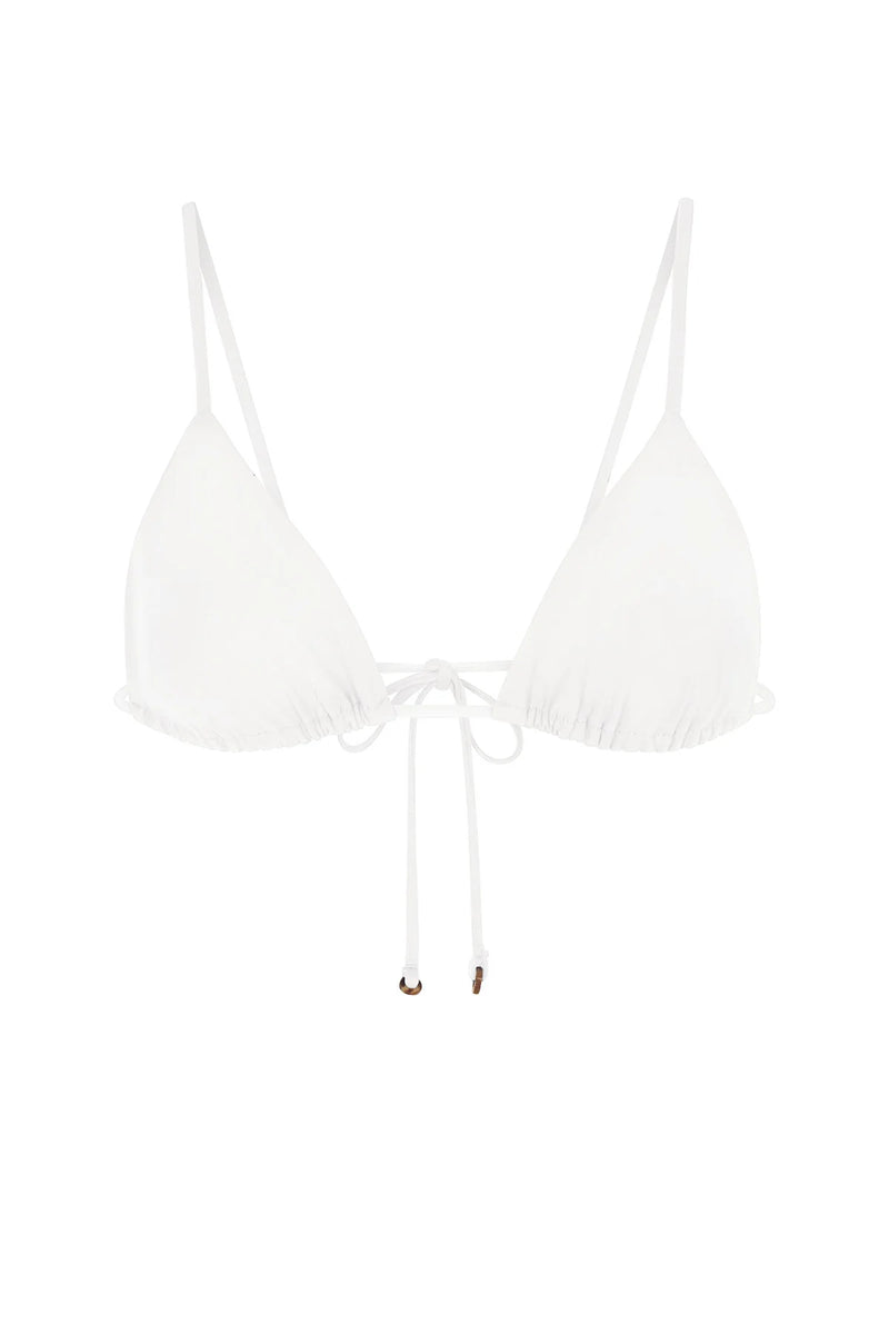 String Triangle Top - White