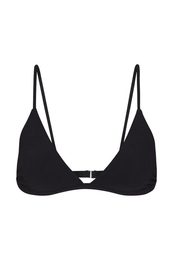 The Classic Triangle Bikini Top - Black