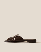 Ancora Squared Slide - Dark Brown