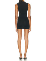 Lune Mini Dress - Black