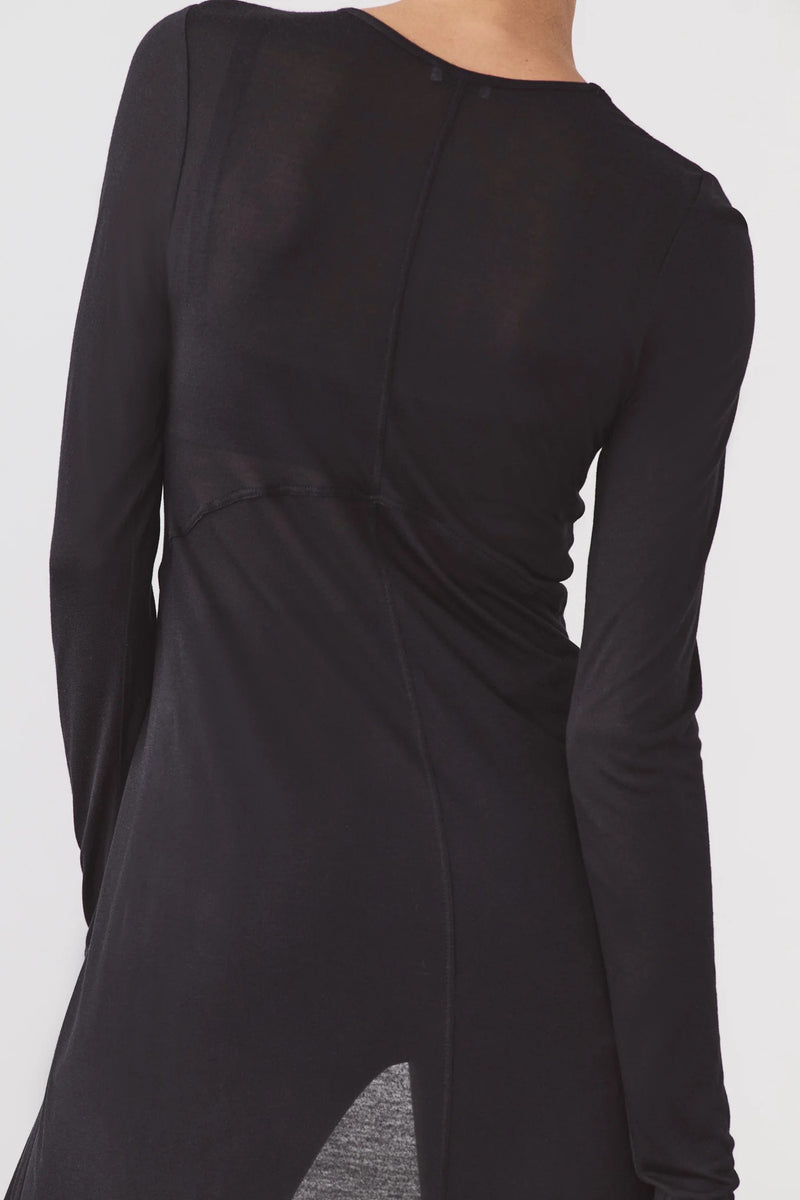 Alina Shirt Dress - Black