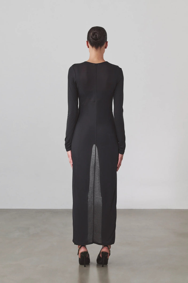 Alina Shirt Dress - Black