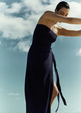 The Ritts Strapless Top - Marine