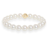 Aura Pearl Bracelet - White