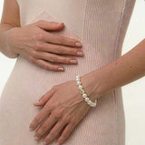 Aura Pearl Bracelet - White
