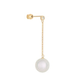 Aura Drape Earring - Pearl - BLVD