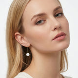 Aura Drape Earring - Pearl - BLVD