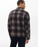 Austin Wool Shirt Jacket - Brown Plaid