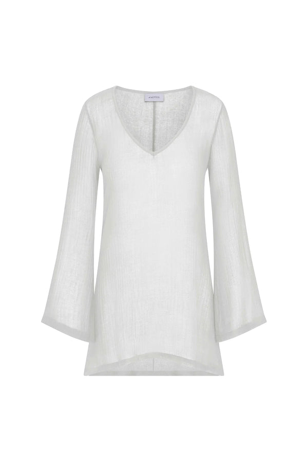 Bell Sleeve Tunic - White