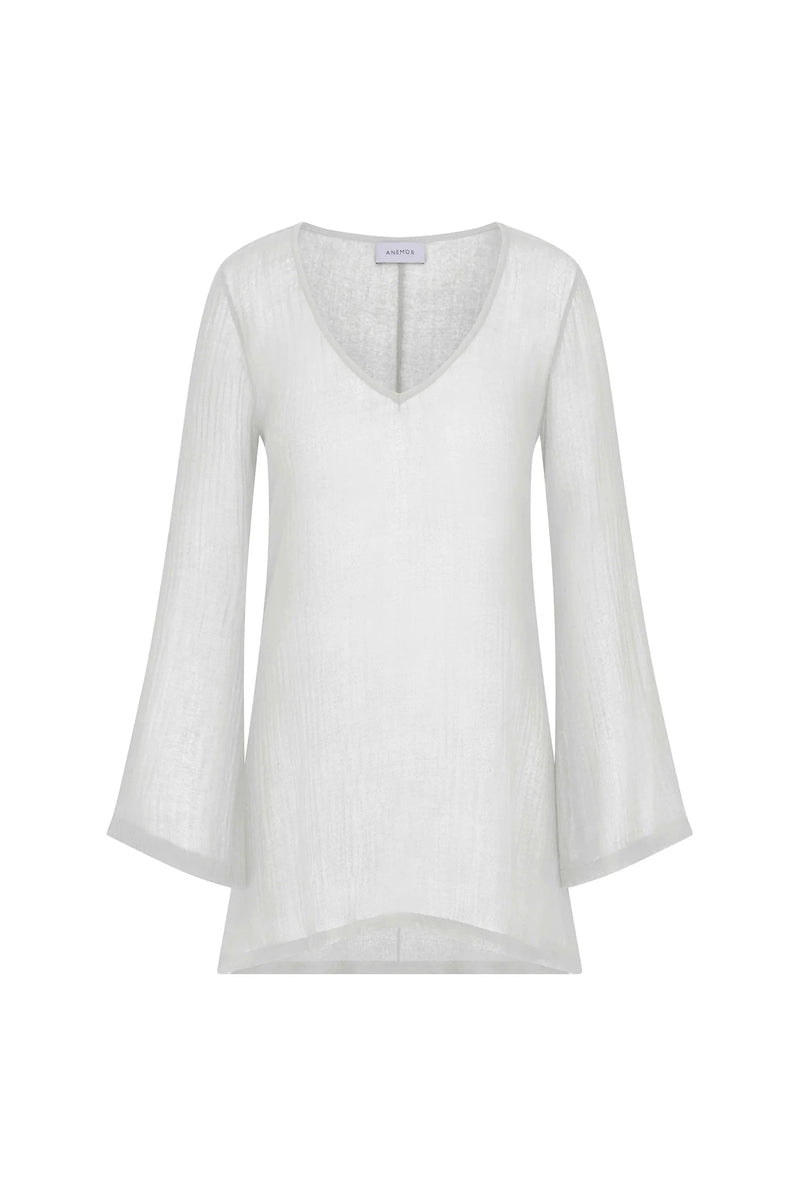 Bell Sleeve Tunic - White