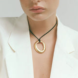 Heaven Mayhem - Mini Necklace - Gold/Black - BLVD