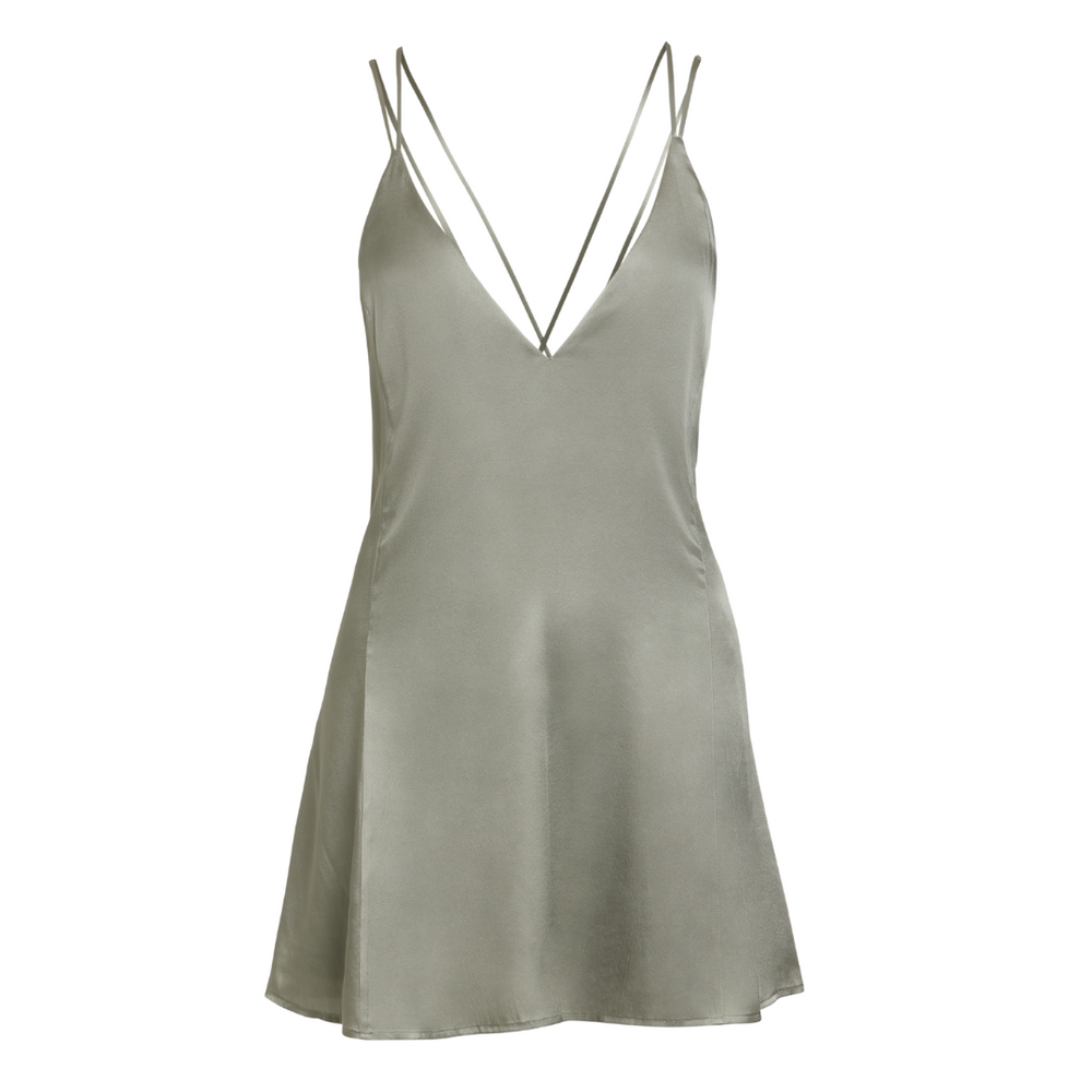FREUDIAN SILK MINI SLIP {SAGE} 3 at Sleeping with Jacques FREUDIAN SILK MINI SLIP {SAGE} 3 at Sleeping with Jacques