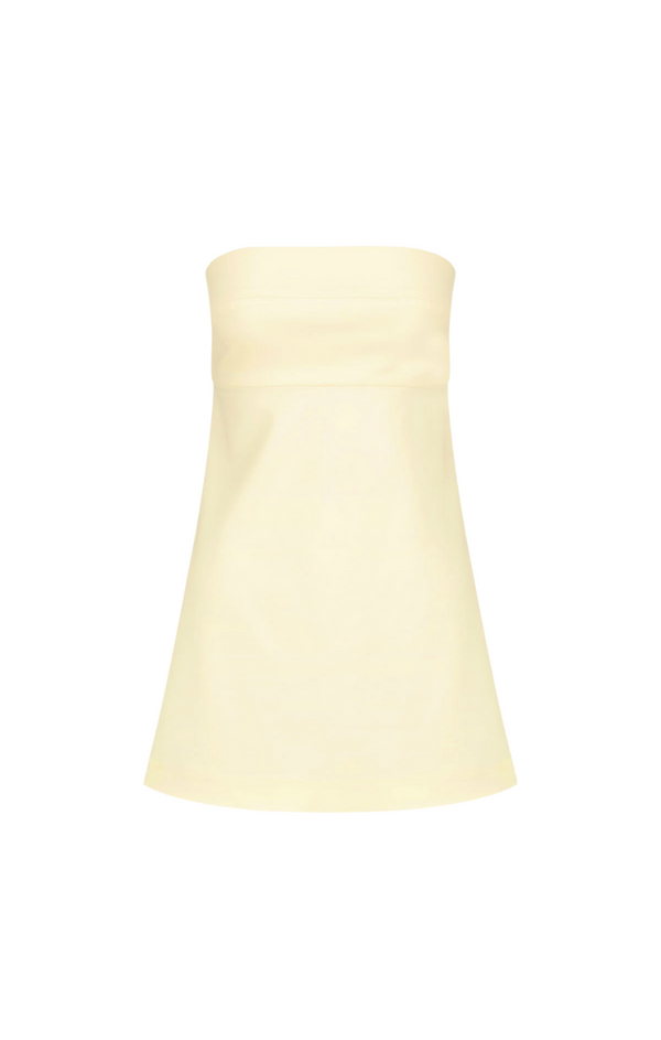 Lani Strapless Mini Dress - Vanilla