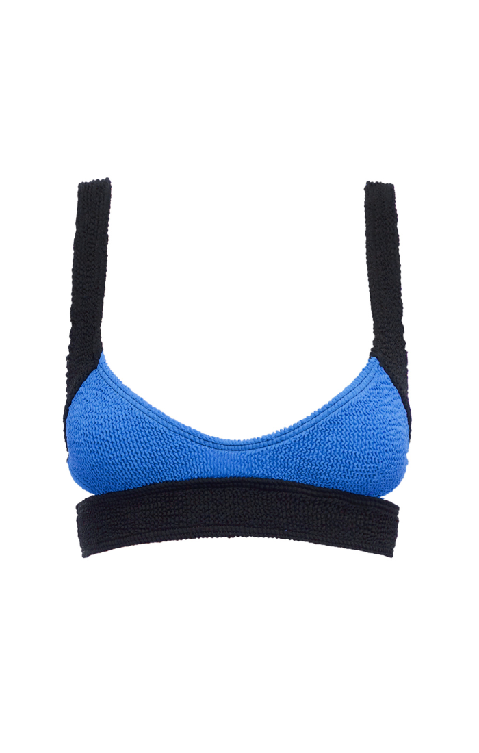 Splice Nino Crop - Cobalt/Black