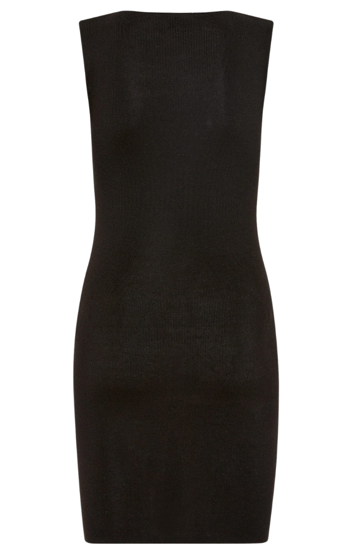 Vas Knit Mini Dress - Black