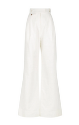 Akua High Waisted Tailored Pant - Coconut