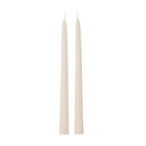 Tapered Candle Pair - Beige