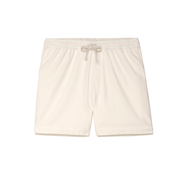 Textured Terry Shorts - Off White