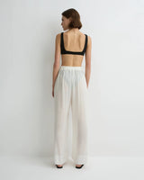 Cremona Sheer Pant - White