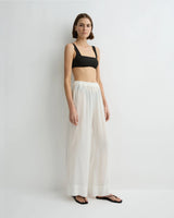 Cremona Sheer Pant - White