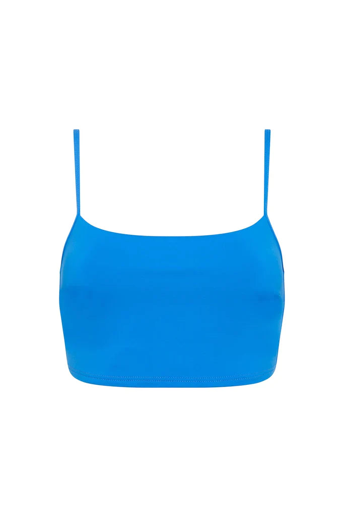 Billie Bikini Top - Cyan