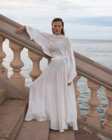 Cremona Kimono Top - White
