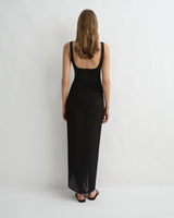 Cremona Tie Front Sarong - Black