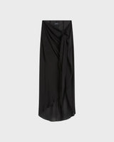 Cremona Tie Front Sarong - Black