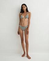 Lulu Bikini Top - Forest Stripe