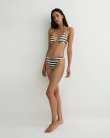 Leya Bikini Bottom - Forest Stripe
