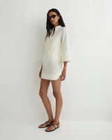 Noosa Short Tunic Dress - White