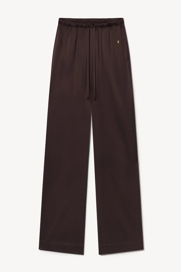 Brody Silk Pant - Espresso