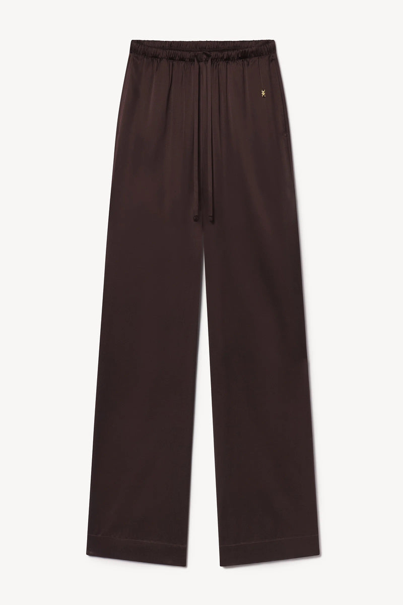 Brody Silk Pant - Espresso