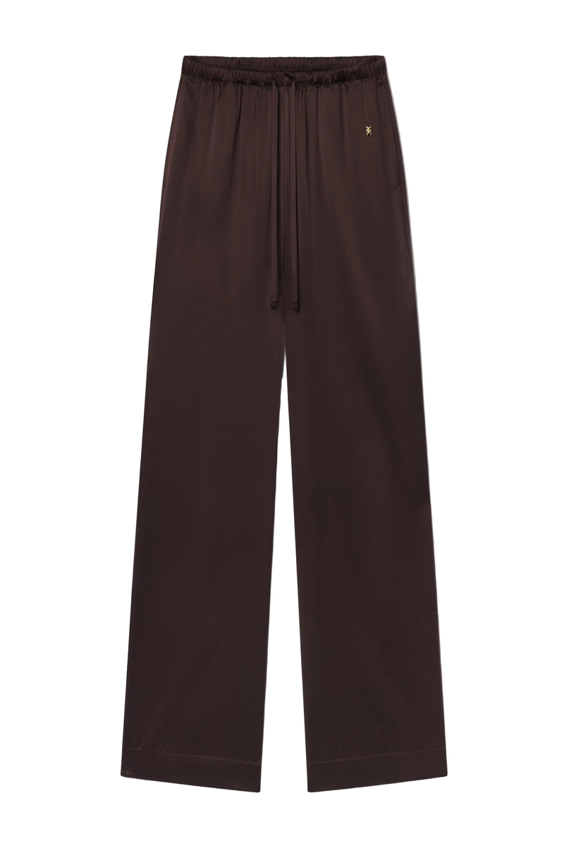 Brody Silk Pant - Espresso