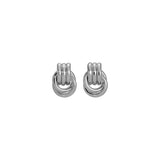Heaven Mayhem - Baby Knot Earrings - Silver - BLVD