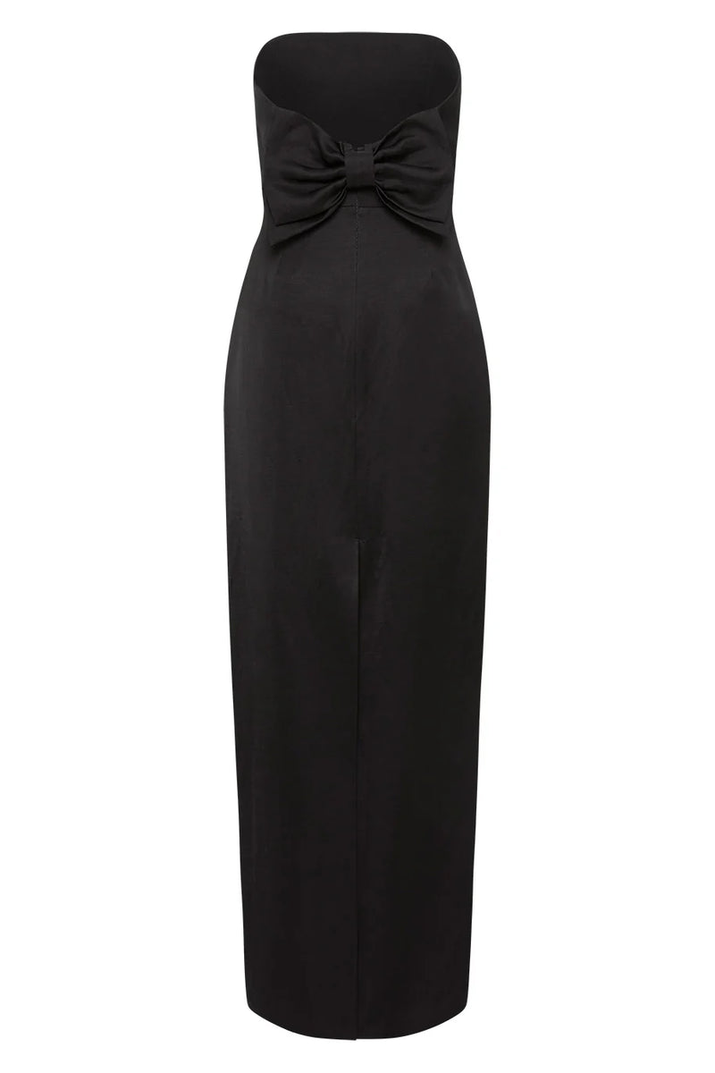 Romeo Strapless Dress - Black