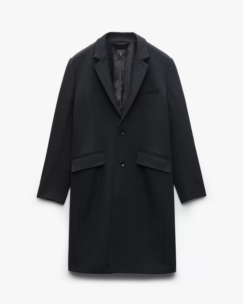 Beckett Italian Wool Coat - Black
