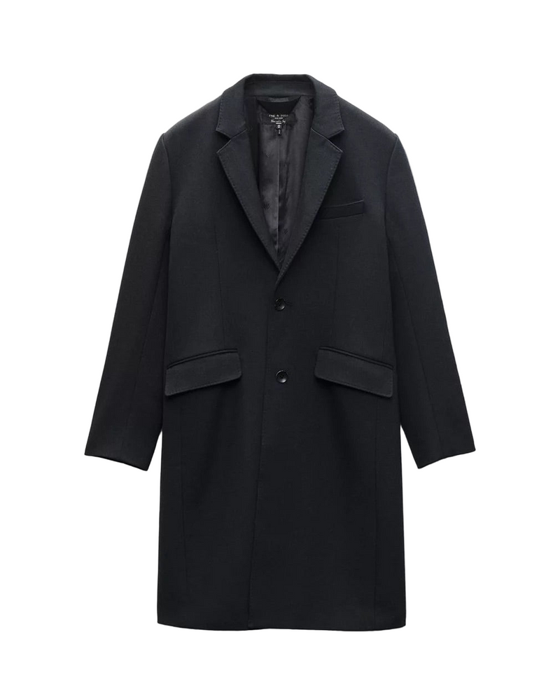 Beckett Italian Wool Coat - Black