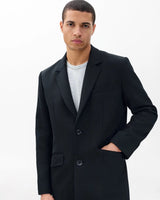Beckett Italian Wool Coat - Black