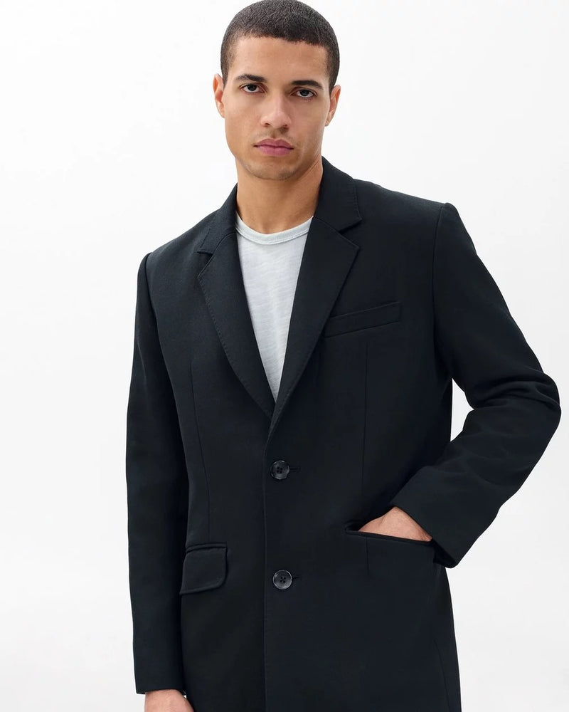 Beckett Italian Wool Coat - Black