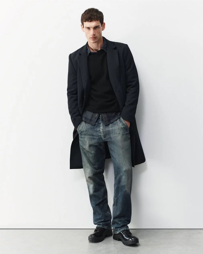 Beckett Italian Wool Coat - Black