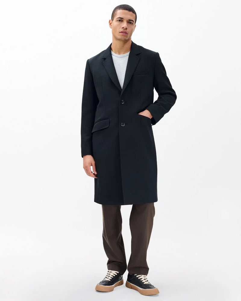 Beckett Italian Wool Coat - Black
