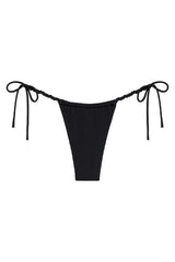 Brasil Bikini Bottom - Black Rib - BLVD