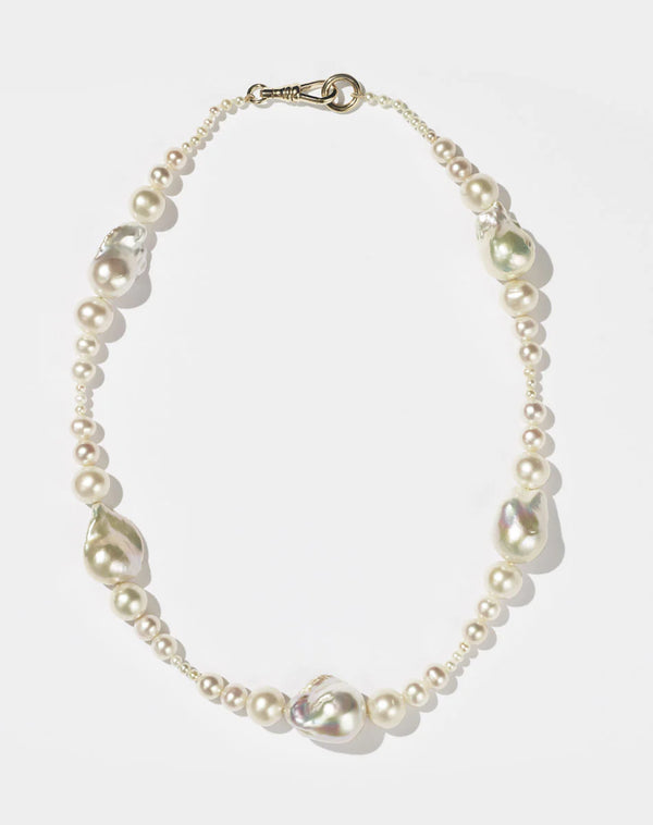 Bon Bon Pearl Necklace - 9ct Gold